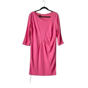 Escada Barbie Pink Sheath Dress Size 42